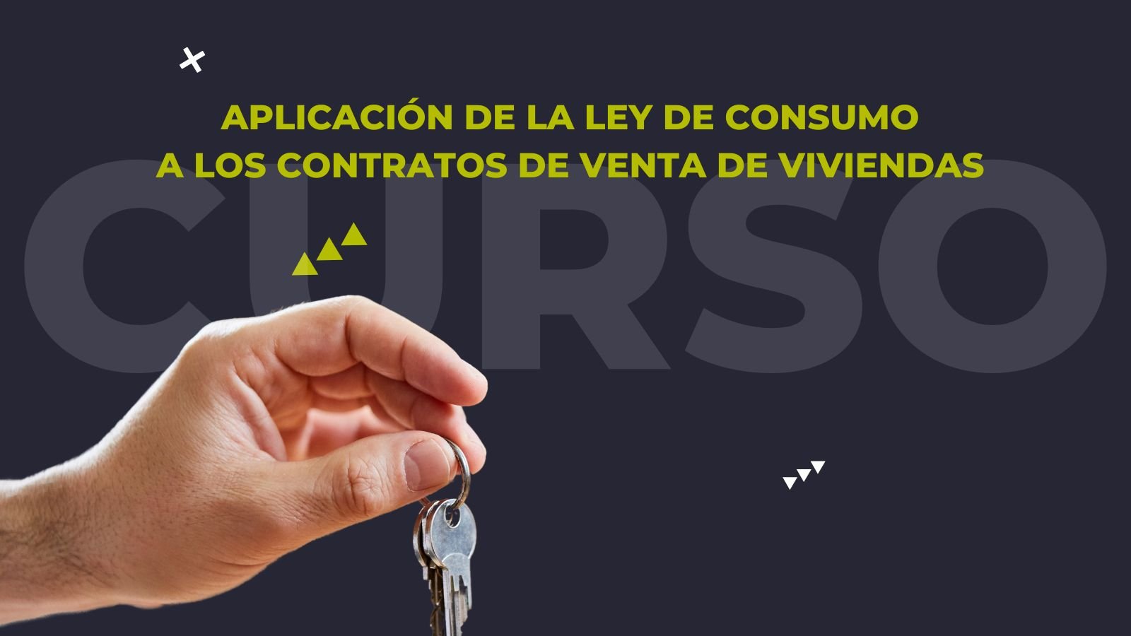 Nuevo curso Aplicación de la Ley de Consumo a los contratos de venta de viviendas ya disponible