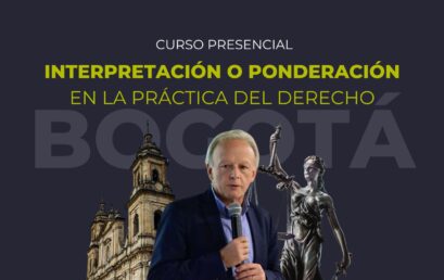 Masterclass Presencial sobre Interpretación o Ponderación en la Práctica del Derecho