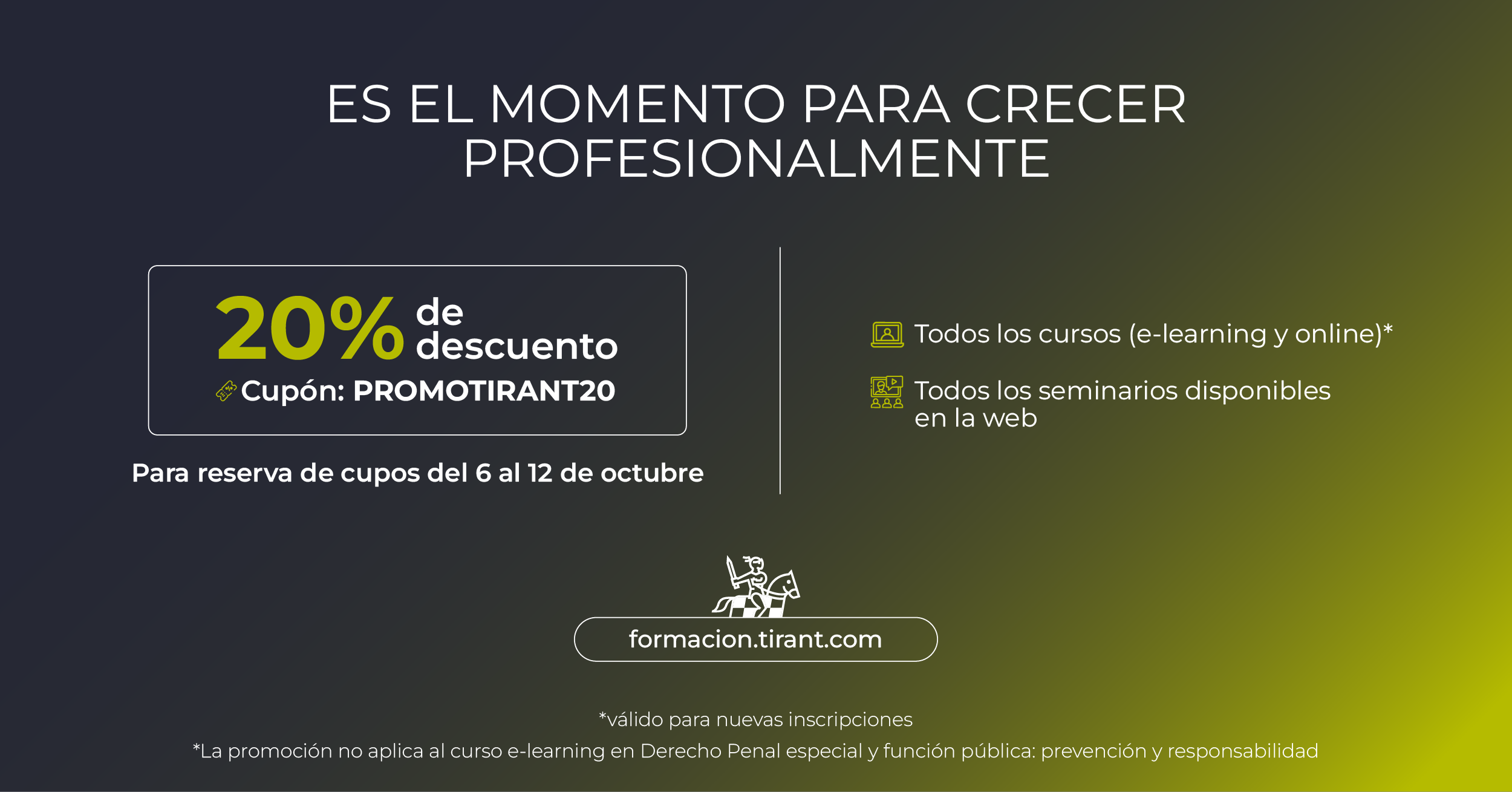 PROMO FORMACIÓN – CR_1200x628 descuento Tirant Formación