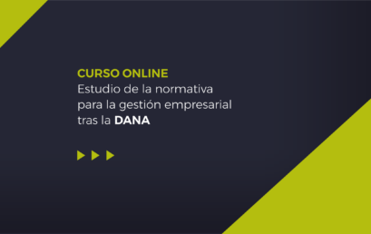 Curso online | Estudio de la normativa para la gestión empresarial tras la DANA