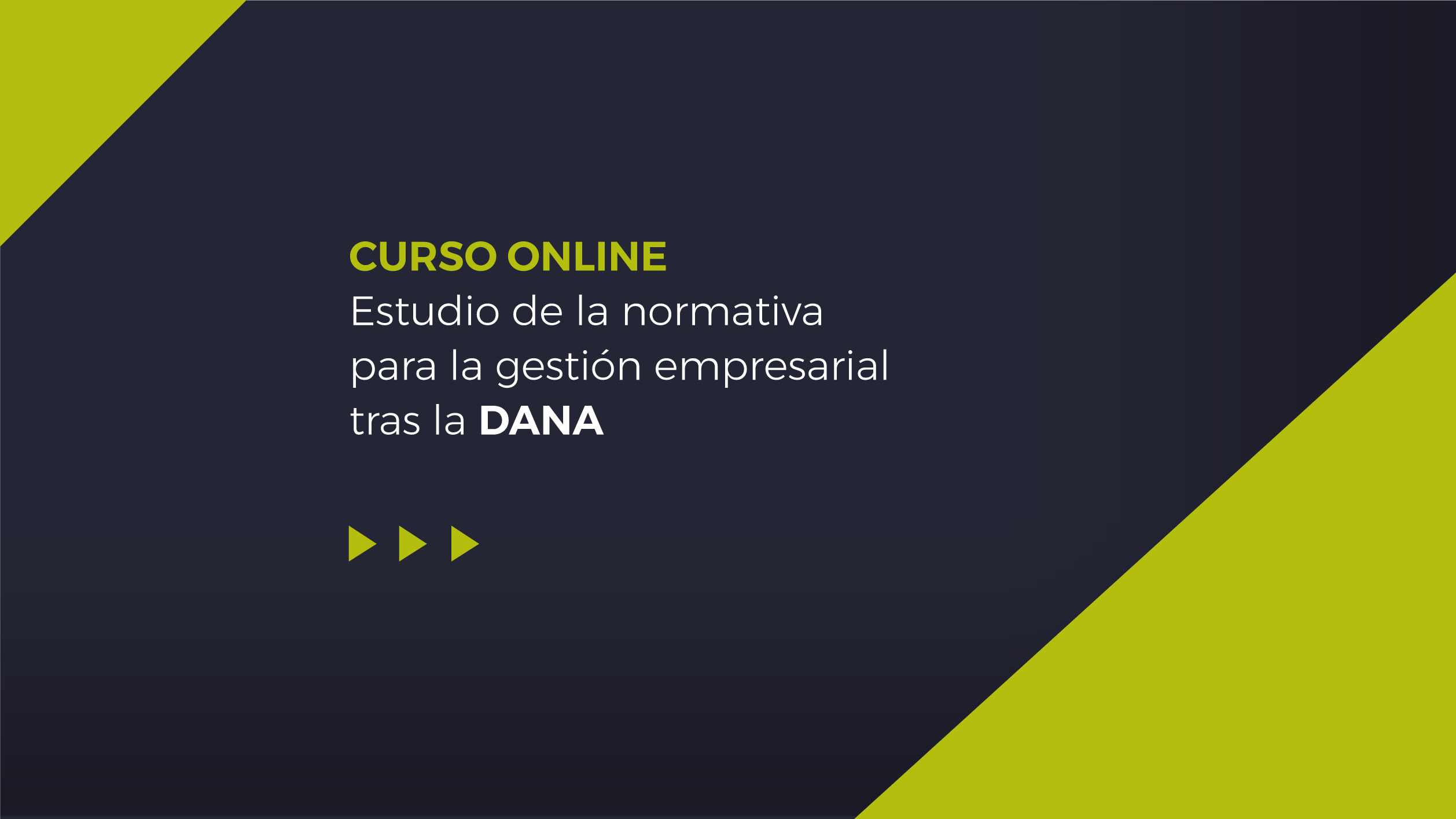 Curso online | Estudio de la normativa para la gestión empresarial tras la DANA