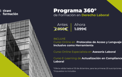 Programa 360º de Formación en Derecho Laboral: Especialízate con una promoción exclusiva