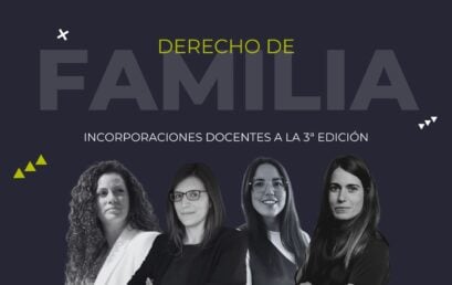 Nuevas incorporaciones docentes al curso e-learning práctico de Derecho de Familia