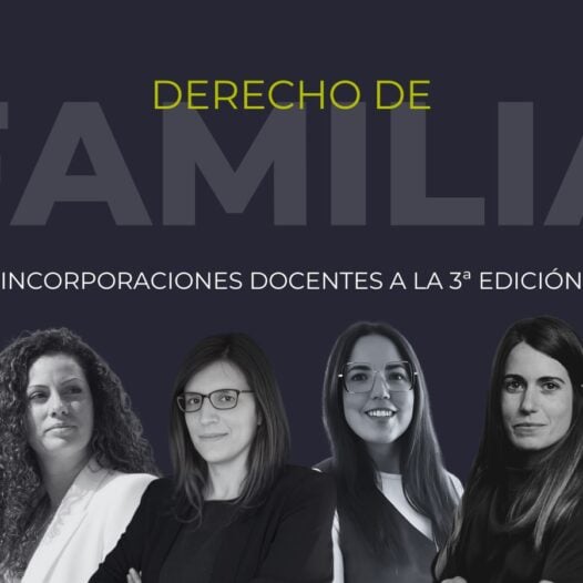 Nuevas incorporaciones docentes al curso e-learning práctico de Derecho de Familia